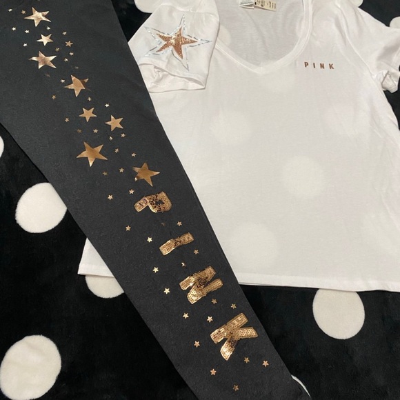 NWT VS PINK BLING STAR SET - Picture 10 of 15